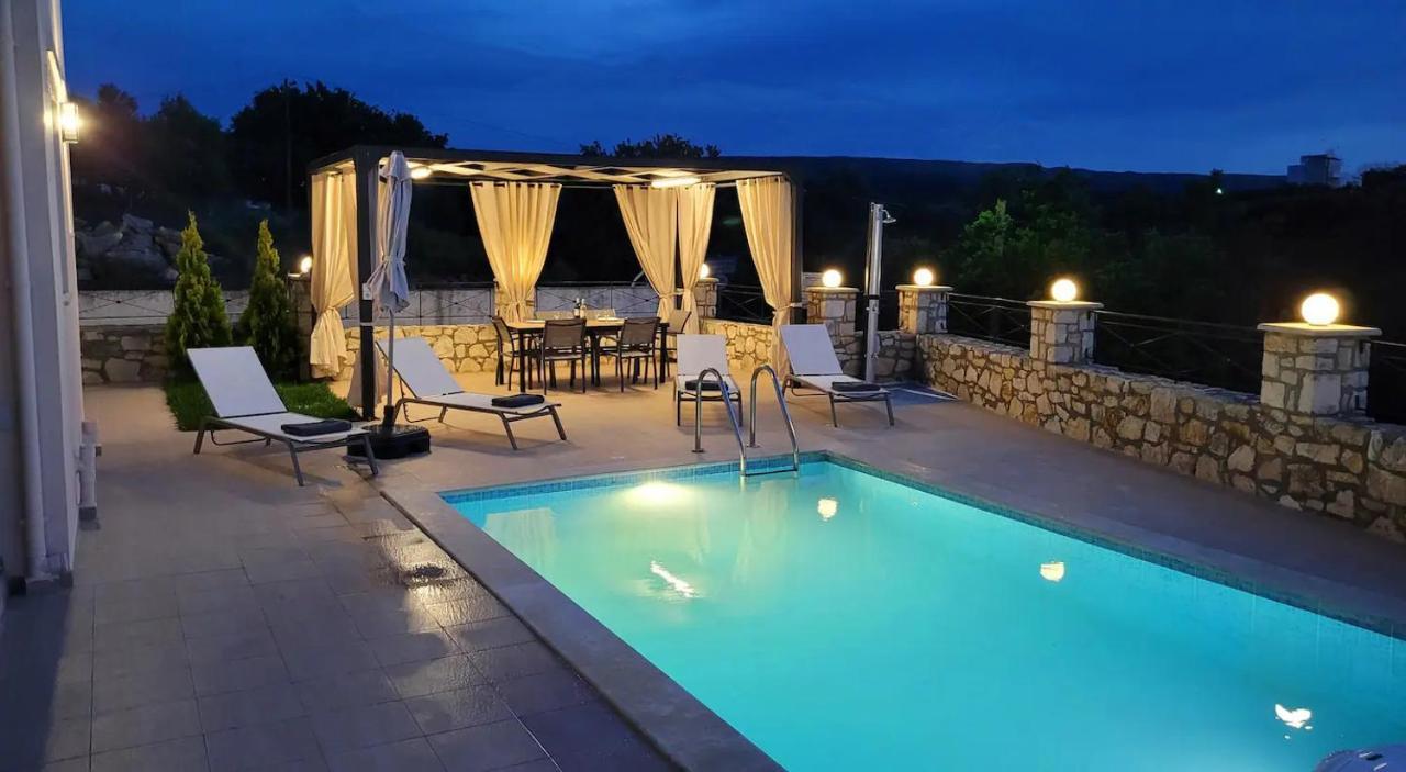 Natural View Villa With Private Pool Szkulúfia Kültér fotó
