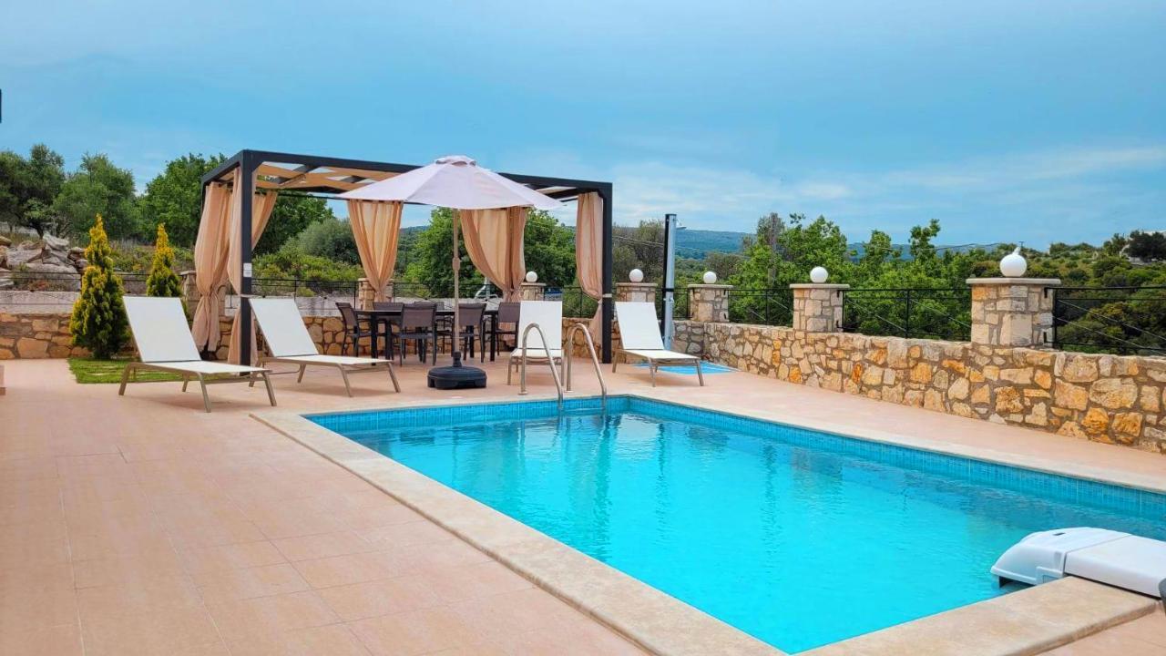 Natural View Villa With Private Pool Szkulúfia Kültér fotó